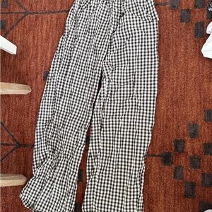 Black and White Checkered Pants